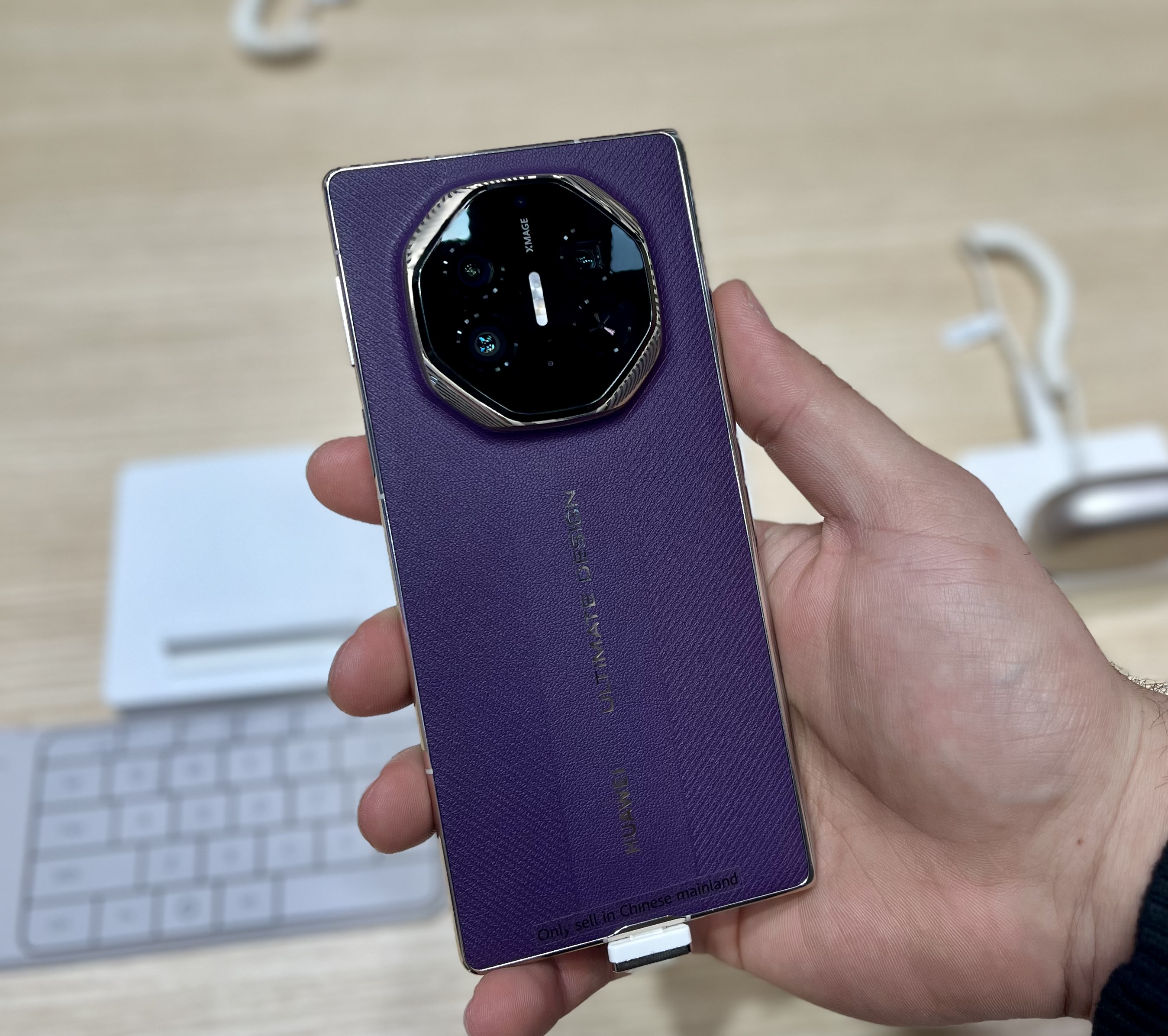 Huawei Mate XT Trifold front view MWC 2026