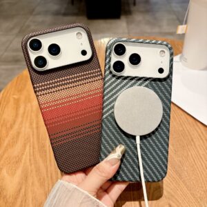 Ultra-thin Carbon Fiber Case iPhone 14 to 17