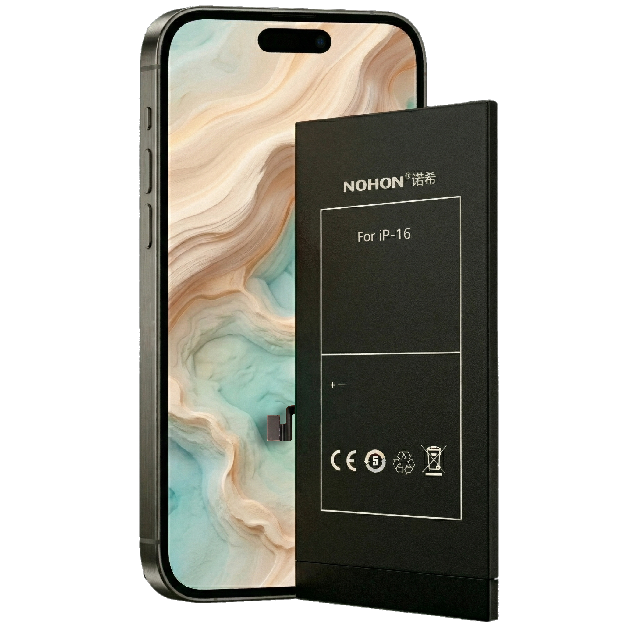 Battery Replacement Compatible with iPhone 16