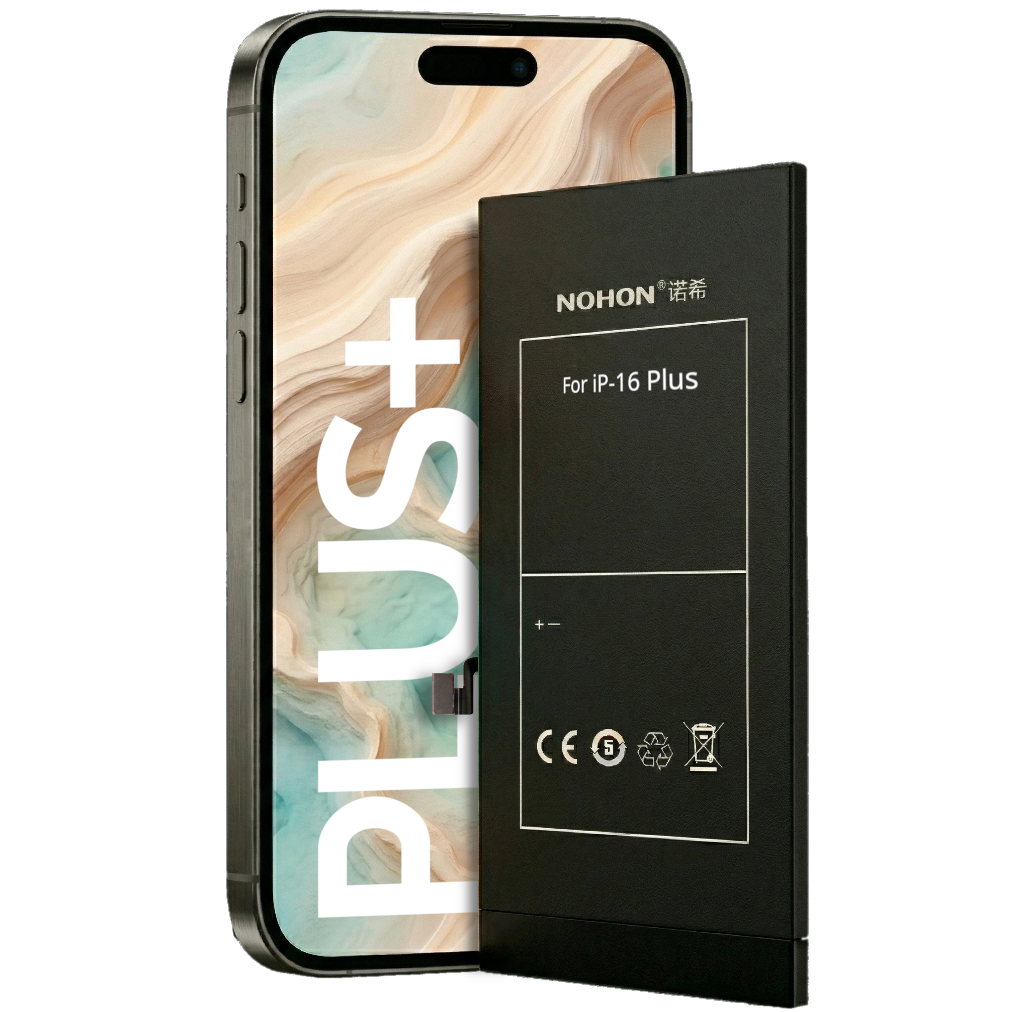 Battery Replacement Compatible with iPhone 16 Plus