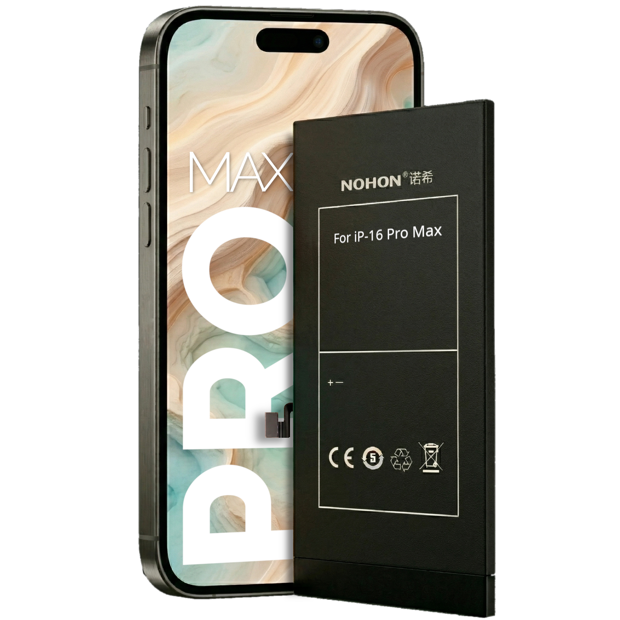 Battery Replacement Compatible with iPhone 16 Pro Max