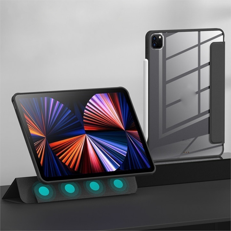 Magnetic Anti-Bending Case Compatible with iPad + Screen Protector